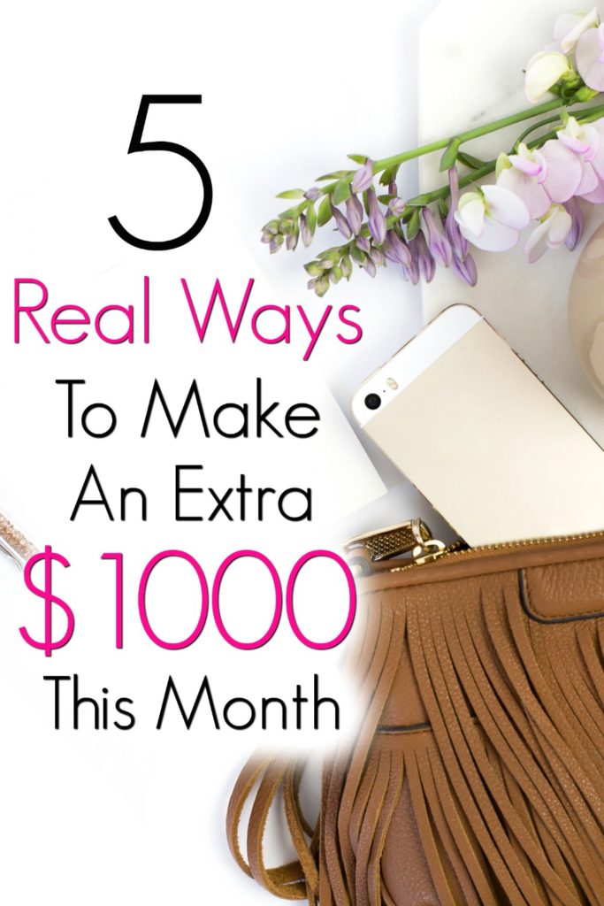 5 Low Risk Ways To Make An Extra $1000 Every Month