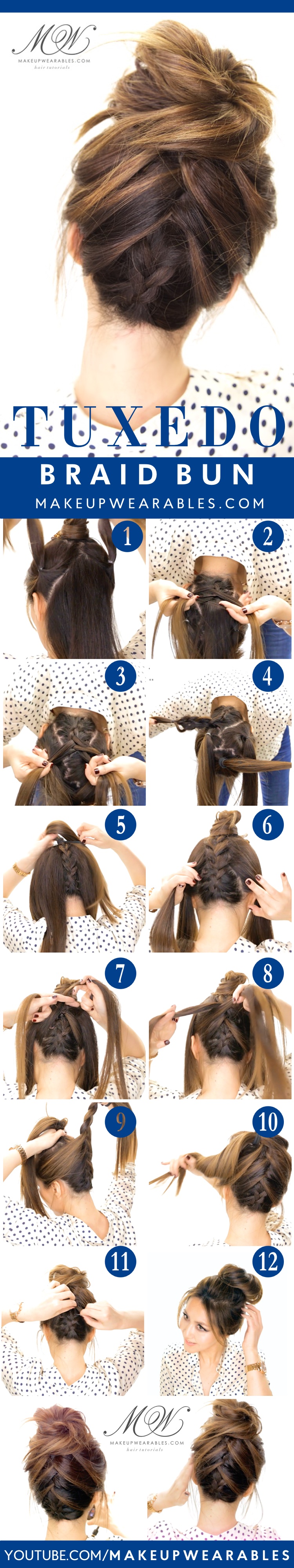 10 Easy And Cute Hair Tutorials For Any Occassion. These hairstyles are great for any occasion whether you just want quick and casual or simple yet elegant. Great for women with medium to long hair. Want no heat waves, a messy sock bun, or stylish braids? Look no further. 