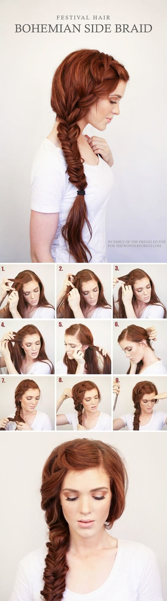 10 Easy And Cute Hair Tutorials For Any Occassion. These hairstyles are great for any occasion whether you just want quick and casual or simple yet elegant. Great for women with medium to long hair. Want no heat waves, a messy sock bun, or stylish braids? Look no further. 