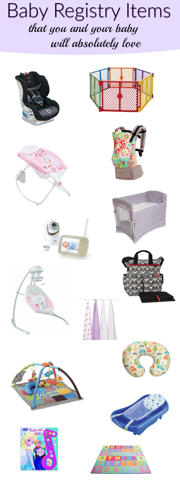 Baby Registry Items That You And Your Baby Will Absolutely Love. GREAT FIND! All of these baby products have amazing ratings. She really explains why each item is a must have. I'm putting all of these things on my Amazon baby registry!