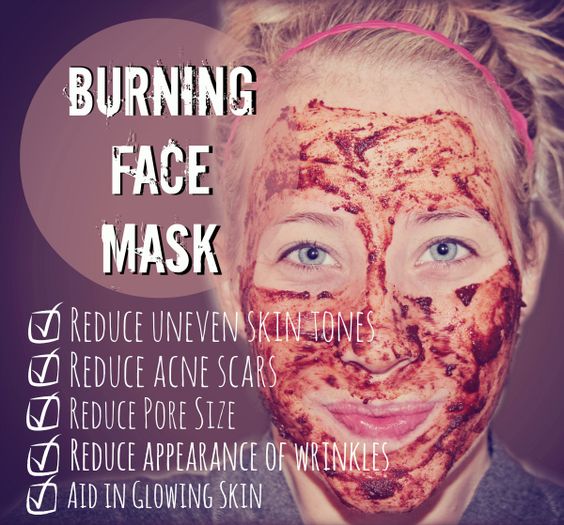 Burning Face Mask