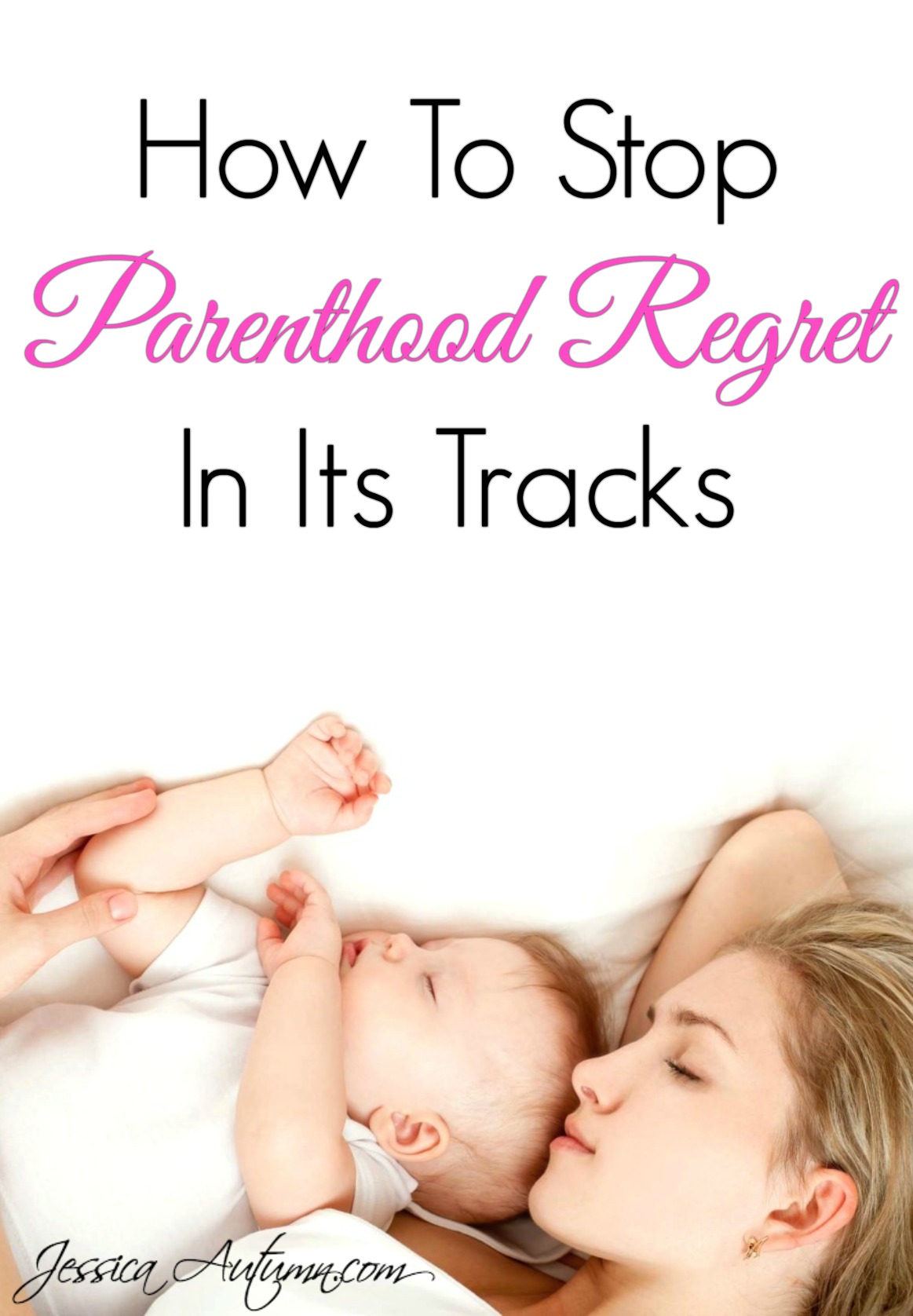 How To Stop Parenthood Regret In Its Tracks. Do you regret becoming a parent? It’s okay, you don’t have to admit it out loud. The simple truth is we all regret becoming a parent at some point. We are only human. That doesn't make you a bad mom or dad. Find out why we regret becoming parents and how to stop it in it's tracks. 