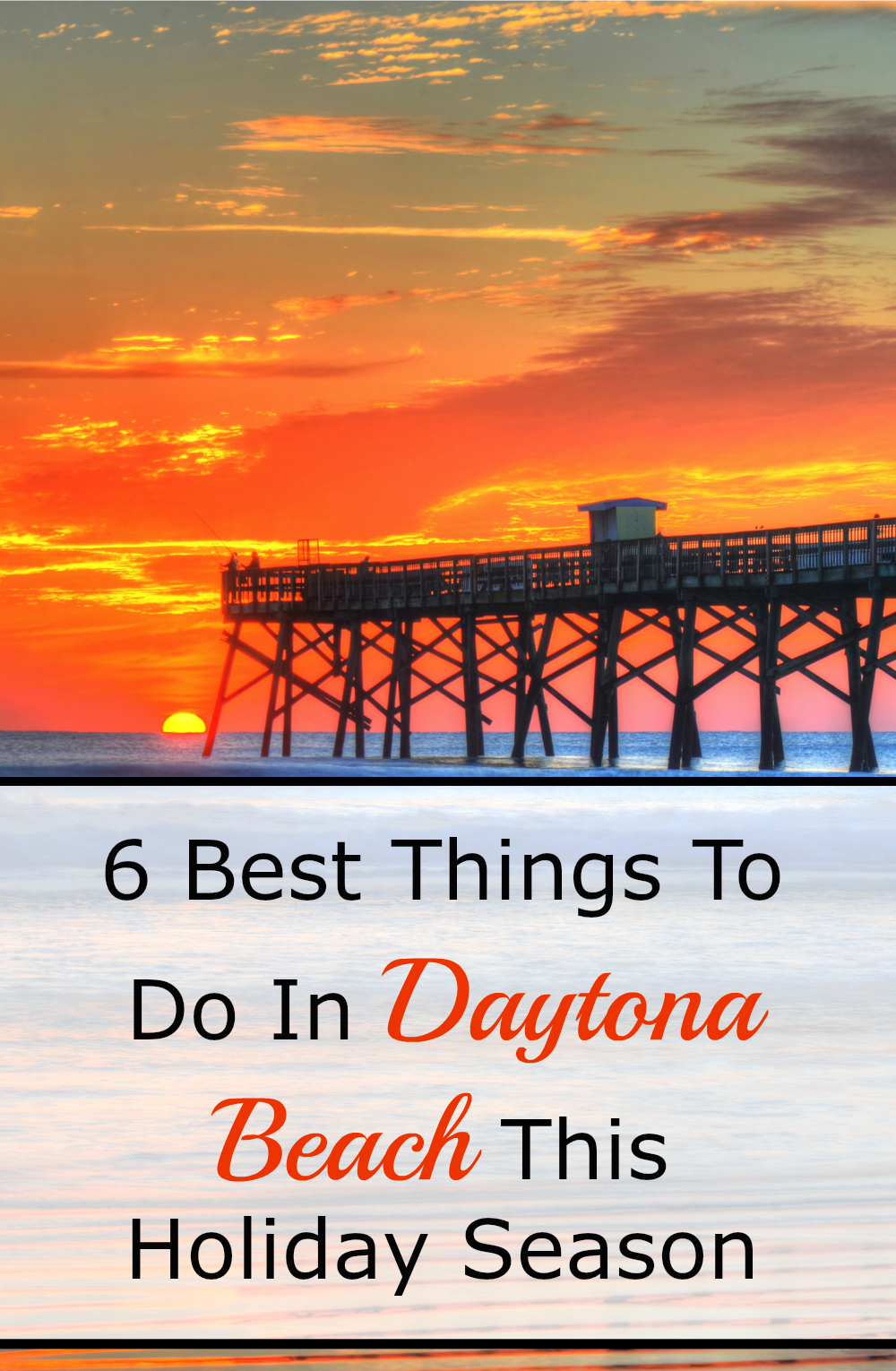 6 Best Things To Do In Daytona Beach This Holiday Season. From exciting to relaxing, Daytona Beach has so many great things to do for everyone. Couples, families, and singles have plenty of options to choose from to get a well-needed break from the daily grind. I know we all need that from time to time! #WeekdayGetaways @daytonabeachfun @discoverdaytonabeach