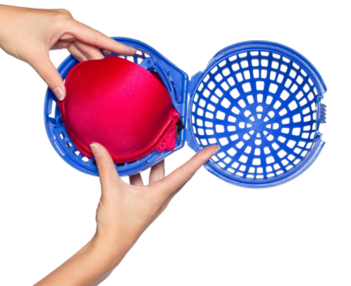 Use a bra ball in the washer