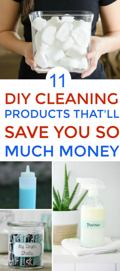 11 DIY Cleaning Products That Will Make Your Life So Much Easier. Love this! These natural homemade cleaning products will save me so much money! And I love how easy they are to make. Thanks a bunch!