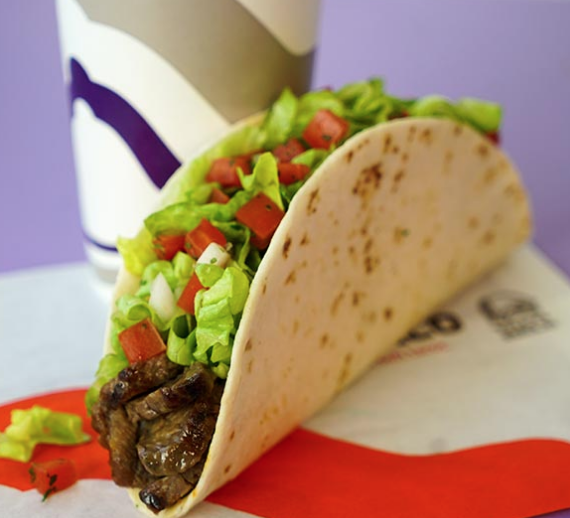 Taco Bell healthy fast food restaurant menu items