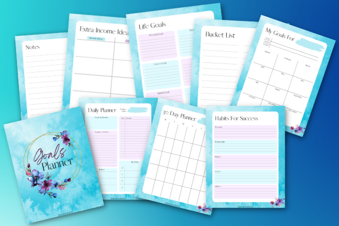 New Years Goal Planner Free Printables